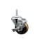 Service Caster 3 Inch High Temp Phenolic 58 Inch Threaded Stem Caster with Brake SCC-TS20S314-PHRHT-TLB-58212 - alternate 1